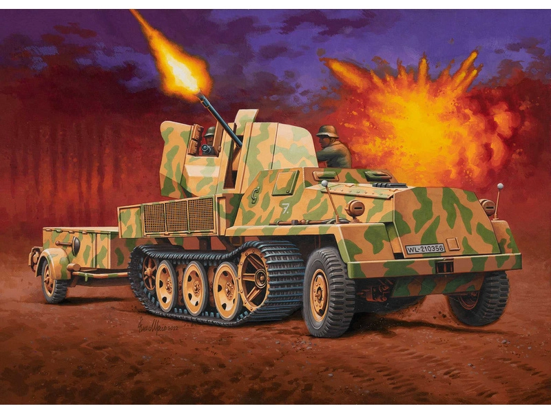 Revell sWS mit Flak-Aufbau als Sfl. mit 3,7 cm Flak 43 (1:72)