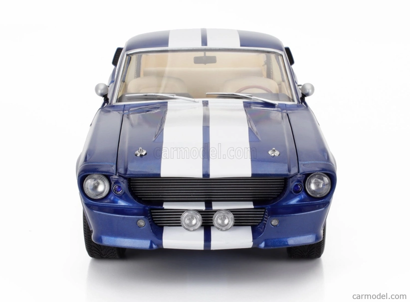 Kk-scale Ford usa Mustang Shelby Gt500 Eleanor Coupe 1967 1:12 Blue White