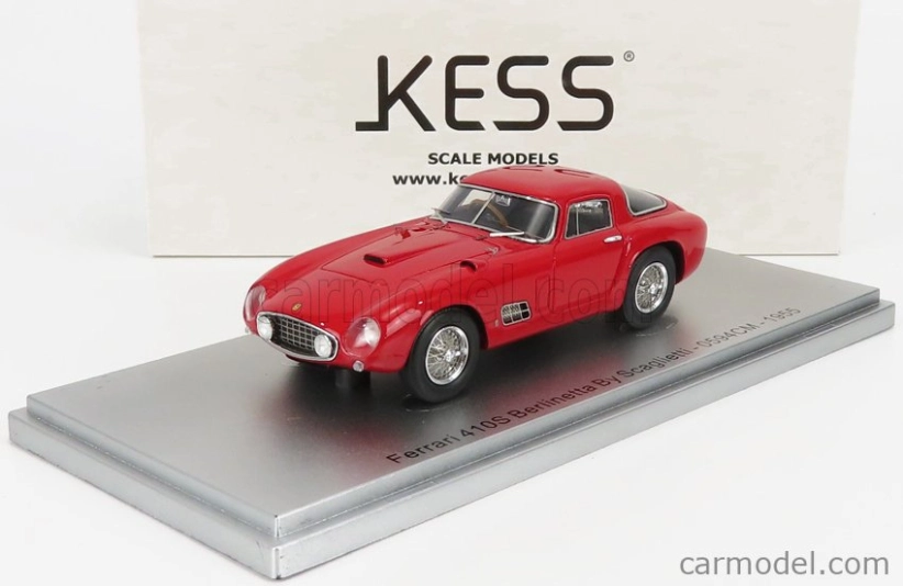 Kess-model Ferrari 410s Berlinetta by Scaglietti Sn0594cm 1955 1:43 Červená