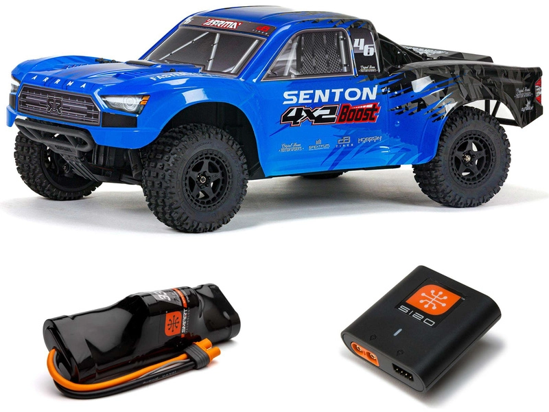 RC auto Arrma Senton 4x2 Boost Mega 1:10 RTR, modrá
