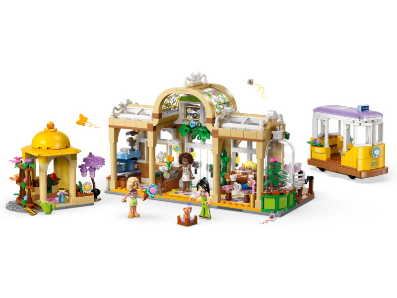 LEGO Friends - kaviareň plná rastlín a kvetinárstvo