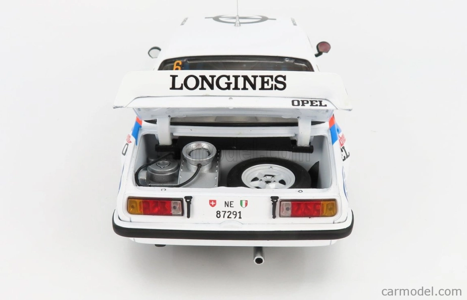 Sun-star Opel Ascona 400 (nočná verzia) N 6 Rally Internazionale Della Lana 1982 J.p.balmer - F.cavalli 1:18 Biela Modrá Oranžová