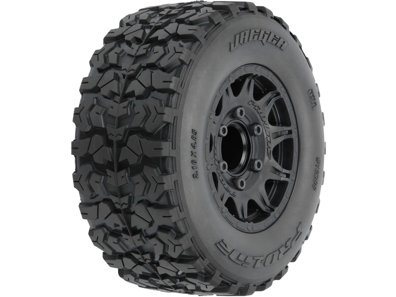Pro-Line kolo 1:10, pneu 2.8" Jaeger HP, disk černý H12/14mm(2)