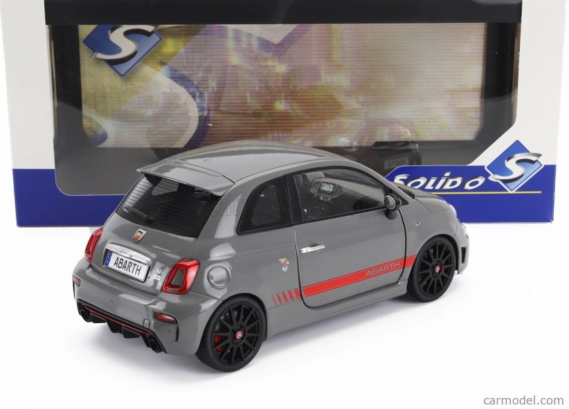 Solido Fiat Nuova 500 Abarth 595 Xsr Edition 2022 1:18 Šedá Červená