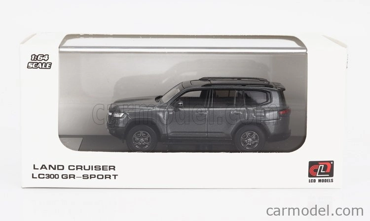 Lcd-model Toyota Land Cruiser Lc300-gr Sport 2022 1:64 Grey