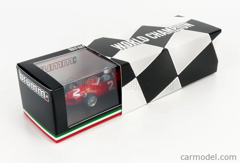 Brumm Ferrari F1 156 N 2 Italy Gp Phil Hill 1961 World Champion - With Driver Figure 1:43 Red