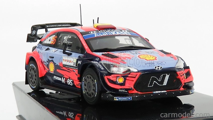 Ixo-models Hyundai I20 Coupe Wrc N 6 Rally Sardegna 2020 D.sordo - C.del Barrio 1:43 Svetlo modrá červená čierna