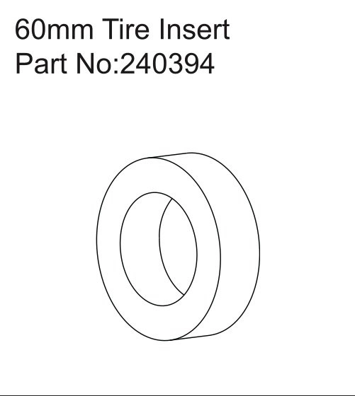 HBP240394 - 1.2"" 60mm Tire Insert