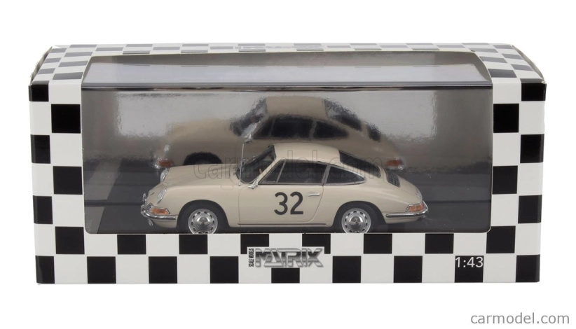 Matrix modely v mierke 1:43 Porsche 911s Coupe N 32 Test 24h Le Mans 1966