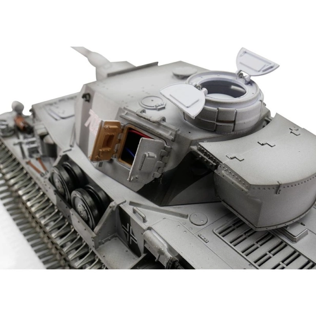 RC tank PzKpfw IV 1:16 IR, sivá