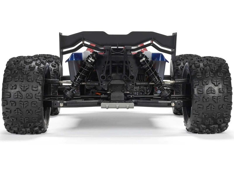 RC auto Arrma Kraton 6S V6 BLX 1:8 4WD RTR, modrá/růžová