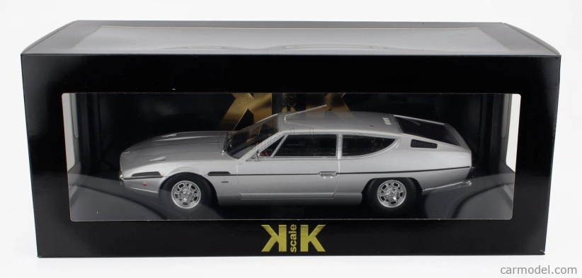 Lamborghini Espada 2-series 1970 v mierke 1:18 strieborná