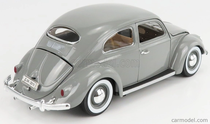 Bburago Volkswagen Käfer-Beetle 1955 1:18 strieborný