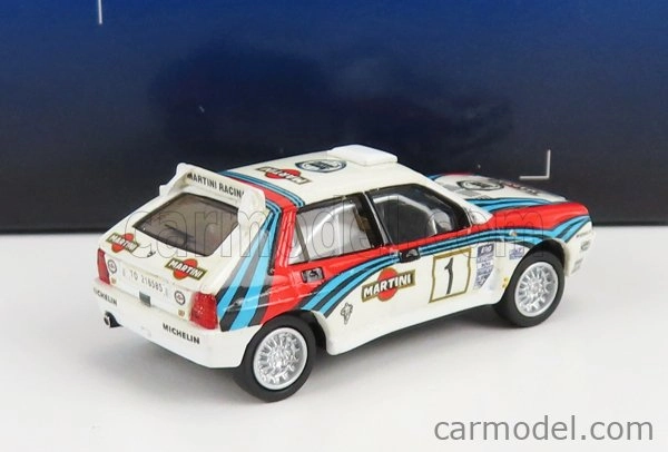 Ricko Lancia Delta Hf Integrale Evoluzione Ii Martini N 1 Rally Montecarlo 1992 1:87 Bílá Modrá Červená