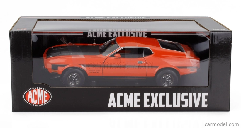 Sun-star Ford usa Mustang Boss 351 Ram Air Coupe 1971 1:18 oranžová čierna