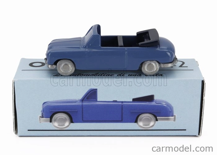 Officina-942 Fiat 1400 Cabriolet Open 1950 1:76 Modrá