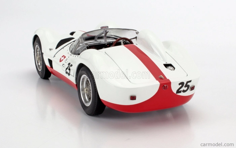 Cmc Maserati Tipo 61 2.9l S4 Spider Birdcage N 25 Winner Pensacola Florida Scca 1960 Gaston Andrey 1:18 Bílá Červená