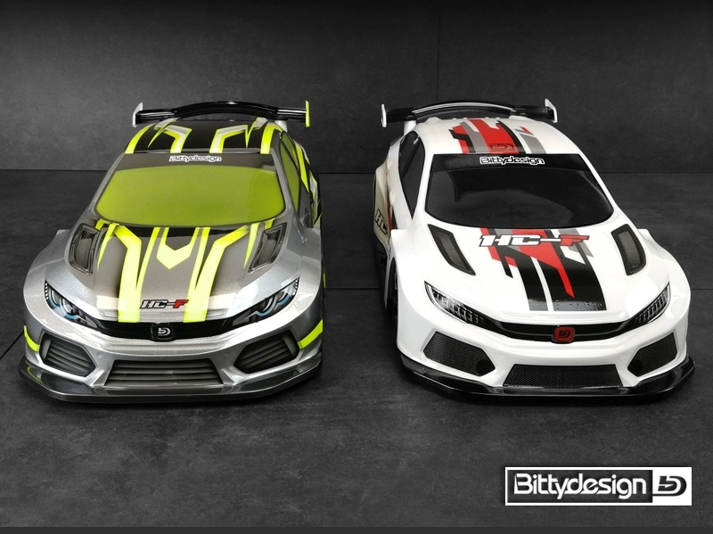 Karoserie čirá Bittydesign pro TC FWD podvozky 190mm