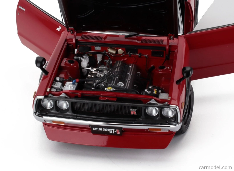 Autoart Nissan Skyline 2000 Gt-r (kpgc110) Vyladená verzia Coupe 1973 1:18 Červená čierna