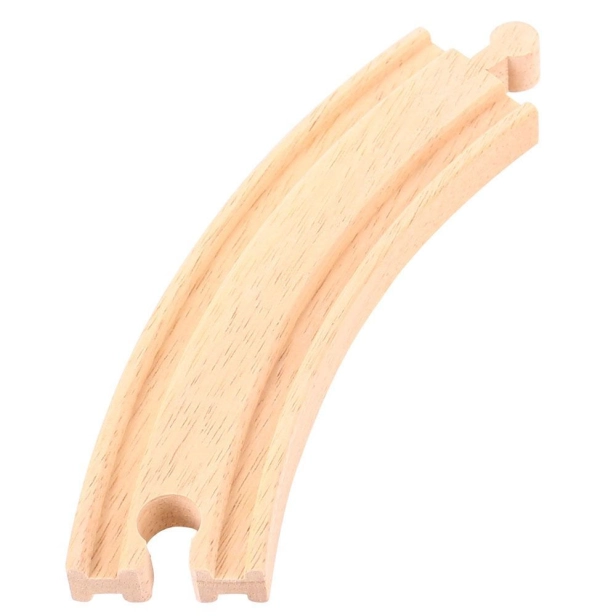 Bigjigs Rail Dlhá okrúhla koľajnica 17 cm 4 ks