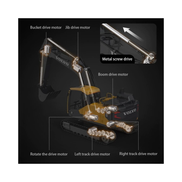 RC rýpadlo Volvo EC160E 1:16