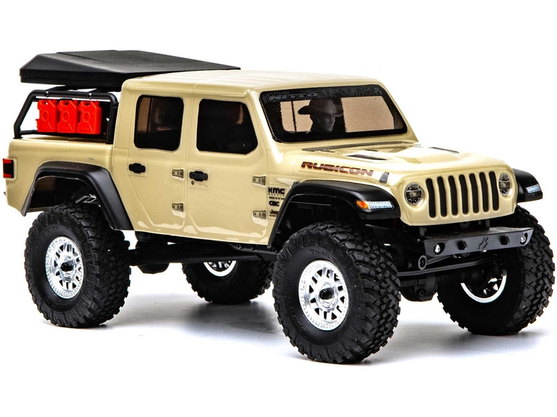 BAZAR – RC auto Axial SCX24 Jeep Gladiator 1:24 4WD RTR, krémová
