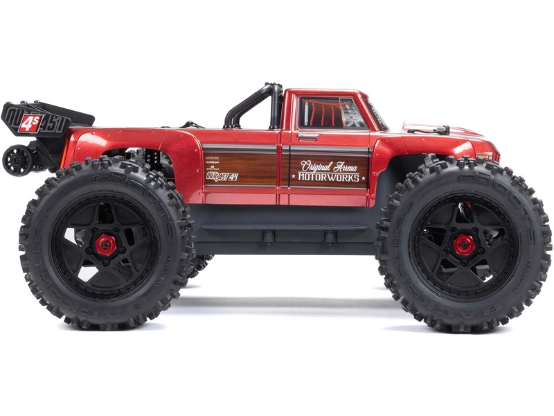 RC auto Arrma Outcast 4S V2 BLX 1:10 4WD RTR, červené