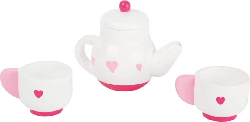 Small Foot Dřevěný čajový set srdce