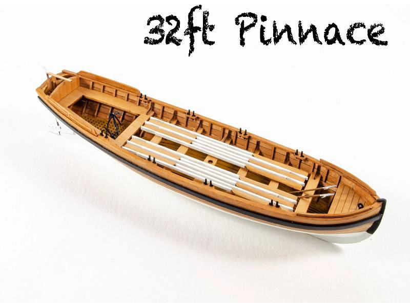 Vanguard Models Pinnace boat 32" 1:64