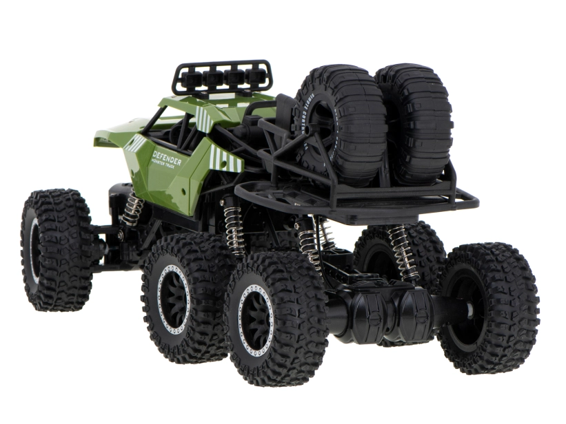 RC crawler Pick up 6x6, zelená