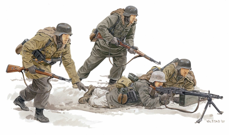 Model Kit figurky 6372 - WINTER GRENADIERS, WIKING DIVISION (EASTERN FRONT 1943-45) (GEN2) (1:35)
