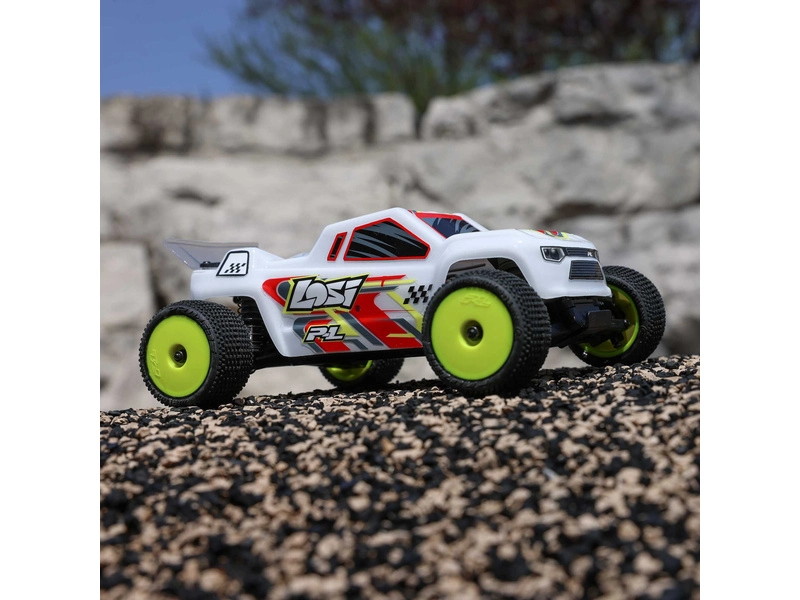 BAZAR – RC auto Losi Micro-T 1:28 RTR, biele