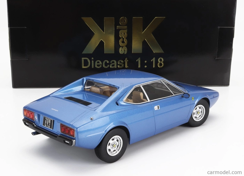 Kk-scale Ferrari Dino 208 Gt4 1975 1:18 Modrá