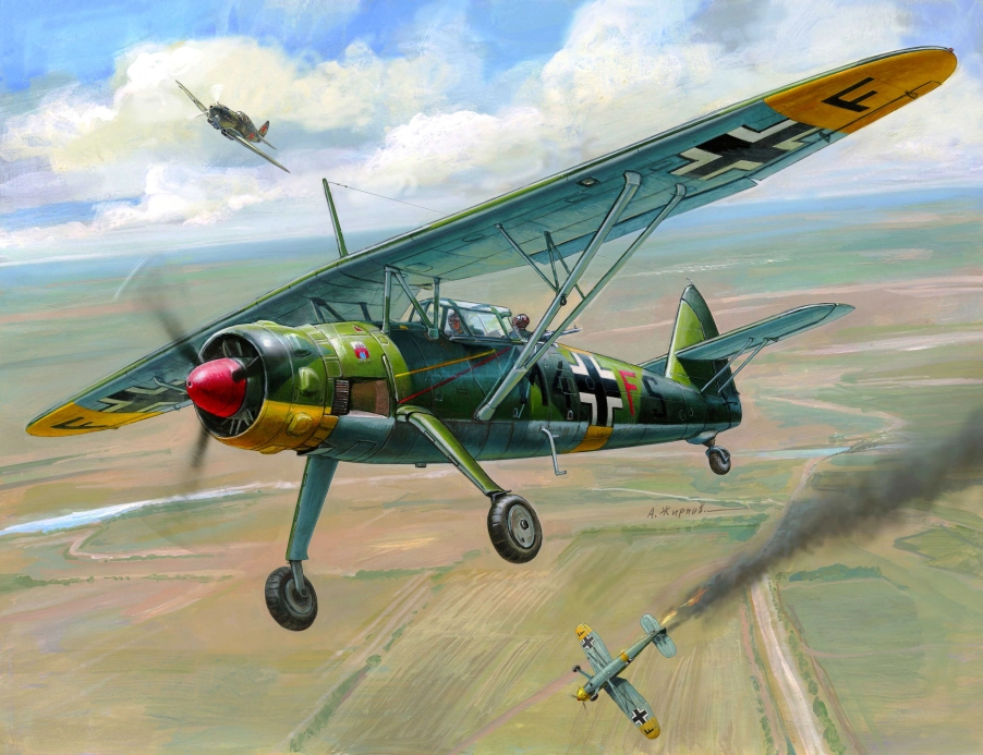 Zvezda Snap Kit – Henschel HS-126B (1:144)
