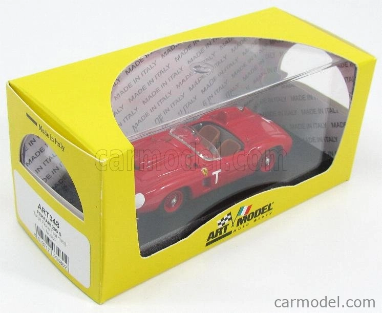Art-model Ferrari 290s Spider Ch.0646 N T Testovacie vozidlo Targa Florio 1958 L.musso 1:43 Červená