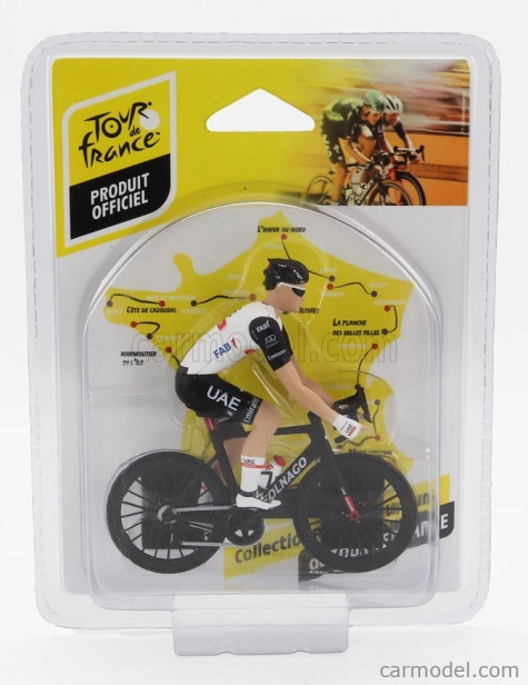 Solido Figures Ciclista - Cyclist - Team Uae Emirates - Tour De France 2023 1:18 Bílá Černá