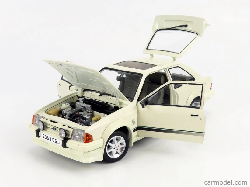 Sun-star Ford england Escort Rs Turbo 1984 1:18 Bílá