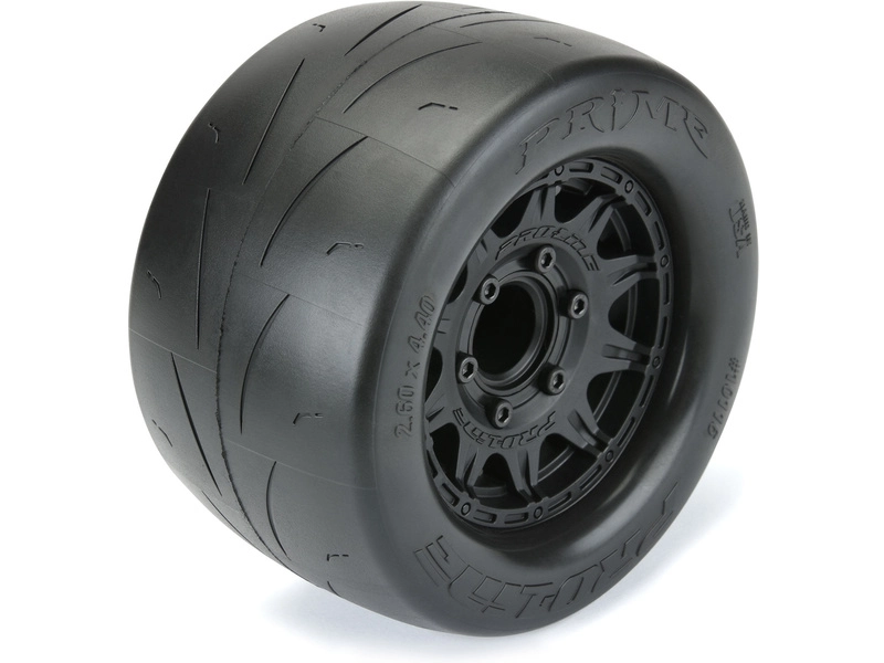 Pro-Line kolo 2.8", pneu Prime Street, disk Raid H12 černý (2)