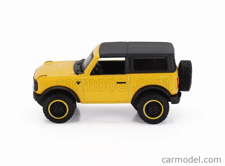 Maisto International Lonestar Truck Car Transporter With Ford Bronco Wildtruck 2021 1:64 žltá čierna