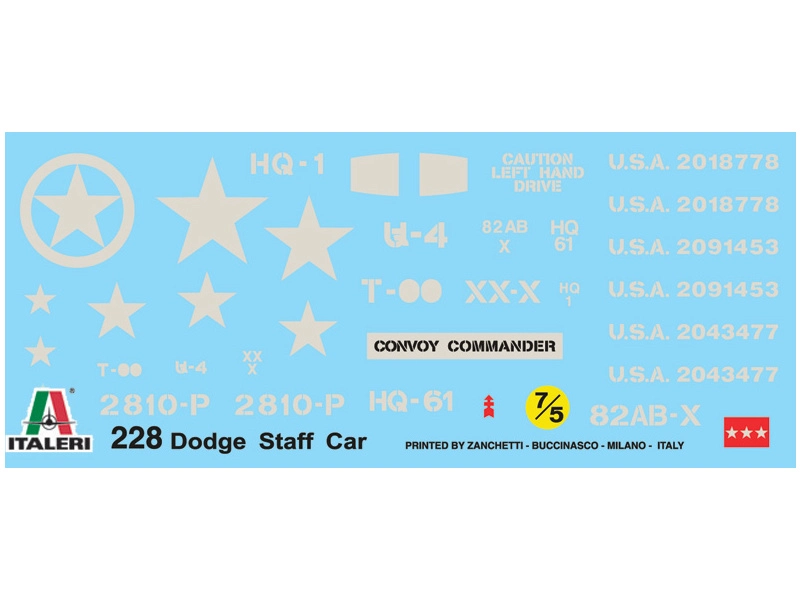 Italeri Dodgee WC/56 Staff Car (1:35)