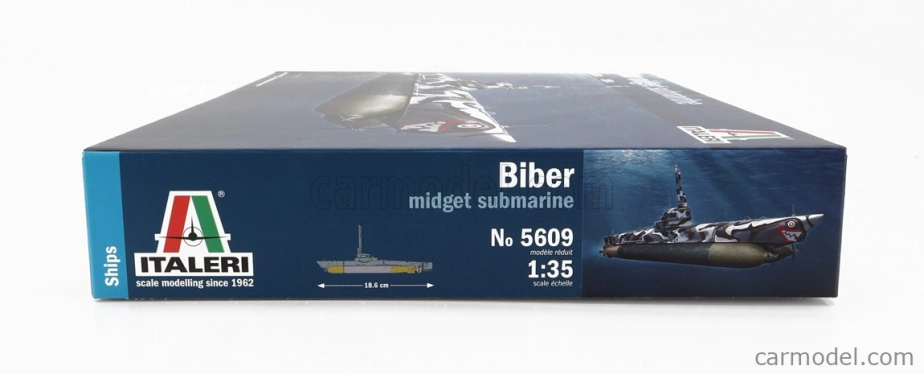 Ponorky Italeri Sommergibile Biber Midget Military 1945 1:35 /