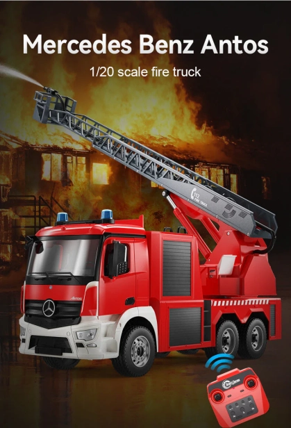 RC hasičské auto Mercedes-Benz Antos 1:20 | RCprofi.sk