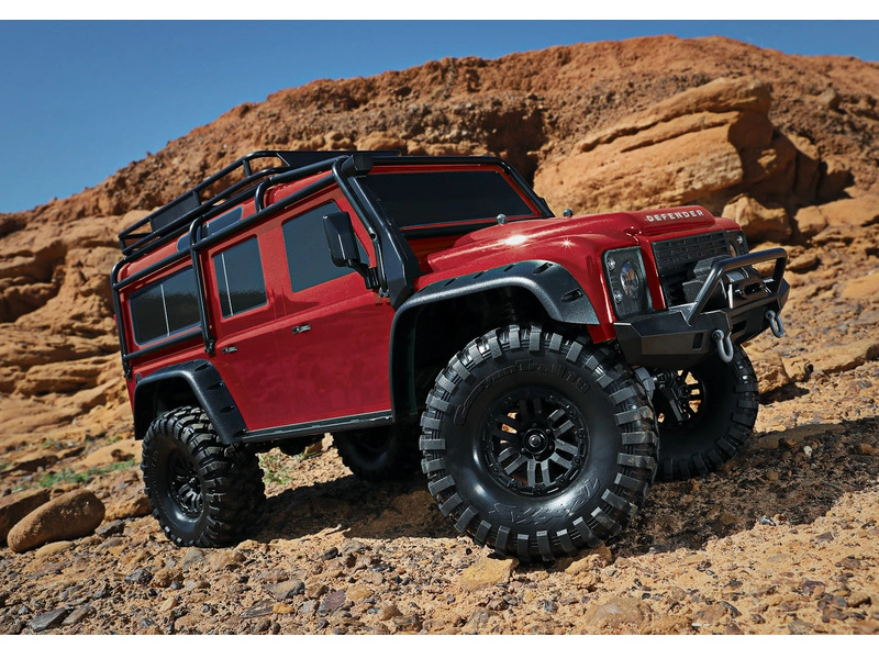 RC auto Traxxas TRX-4 Land Rover Defender 1:10 TQi RTR, písková