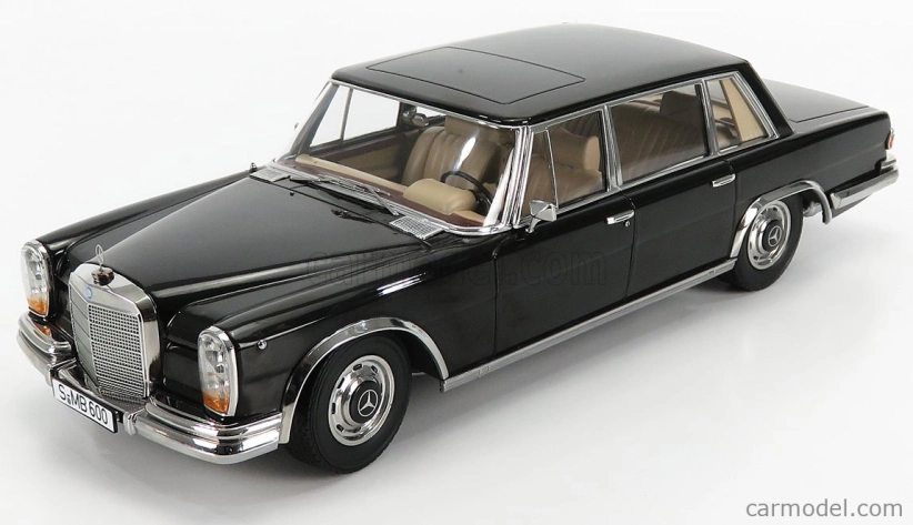 Mercedes Benz S-class 600 Pullman (w100) 1963 1:18 čierny
