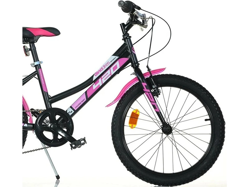 DINO Bikes - Detský bicykel 20" Aurelia black/pink