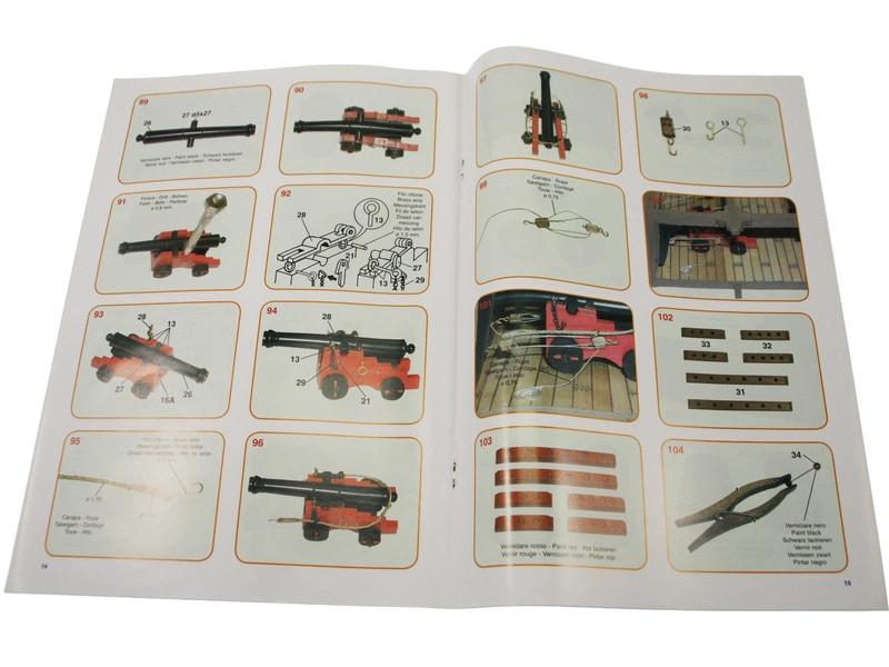 Mantua Model Dělová paluba řez 1:23 kit