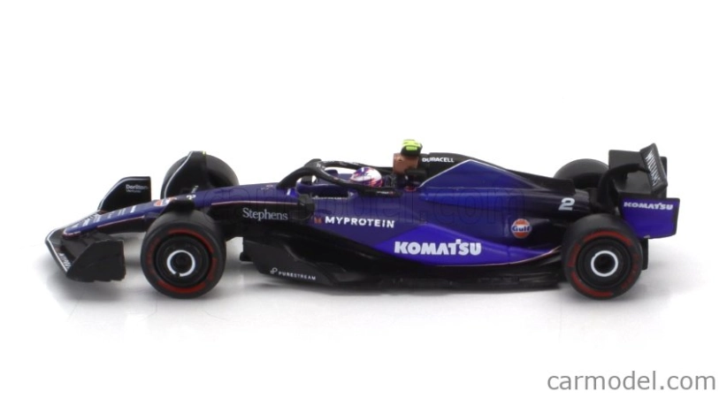 Spark-model Williams F1  Fw46 Team Williams Racing N 2 Season 2024 Logan Sargeant 1:64 2 Tóny Modré