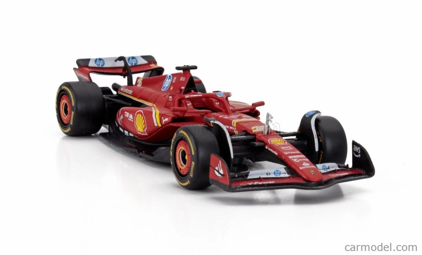 Bburago Ferrari F1 Sf-24 Team Scuderia Ferrari N16 Winner Monaco Gp 2024 Charles Leclerc 1:43 červeno-čierna