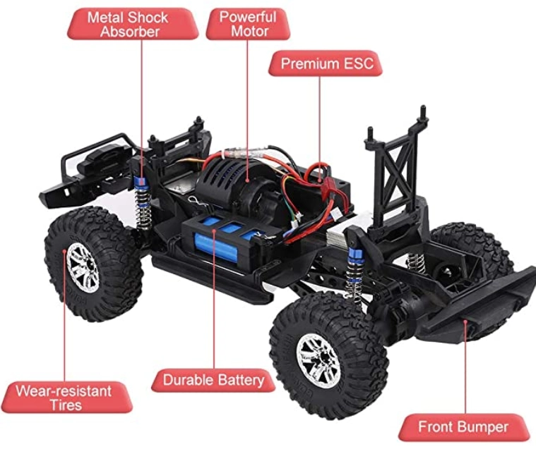 BAZAR-RC auto Max Tiger 3, stříbrná