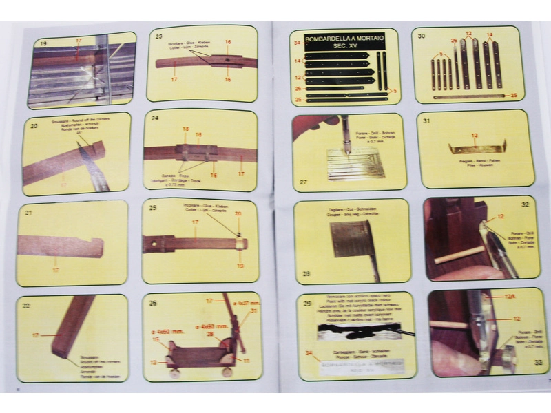 Mantua model Bombarda 15. storočie 1:17 kit